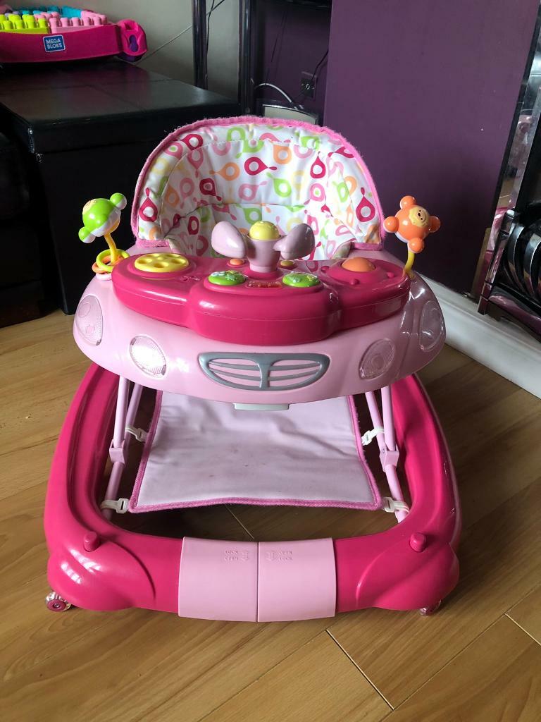 my child baby walker pink